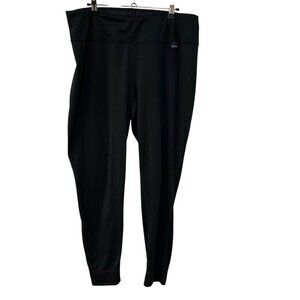 Patagonia Capilene Midweight Baselayer Jogger Pants Women's Sz XL Black Polatec